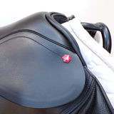 Albion K2 CC (Cob/Connemara) Jump Saddle - 16.5" Wide (Adjusta Model) Black (SKU429)