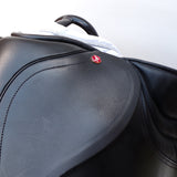 Albion K2 CC (Cob/Connemara) Jump Saddle - 16.5" Wide (Adjusta Model) Black (SKU429)
