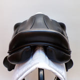 Voltaire Essentials Monoflap Jump saddle, 17" Black, Adjustable (SKU346)