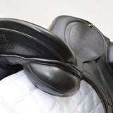 PDS Grande Adjustable Gullet Monoflap Dressage Saddle -17.5" Black (SKU134)