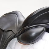 PDS Grande Adjustable Gullet Monoflap Dressage Saddle -17.5" Black (SKU134)