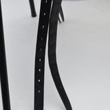 PDS Grande Adjustable Gullet Monoflap Dressage Saddle -17.5" Black (SKU134)