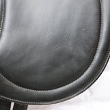 PDS Grande Adjustable Gullet Monoflap Dressage Saddle -17.5" Black (SKU134)