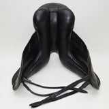PDS Grande Adjustable Gullet Monoflap Dressage Saddle -17.5" Black (SKU134)