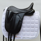 Fairfax Gareth Monoflap Dressage Saddle, 16.5", Adjustable, Black (SKU453)