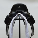 Fairfax Gareth Monoflap Dressage Saddle, 16.5", Adjustable, Black (SKU453)