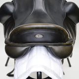 Fairfax Gareth Monoflap Dressage Saddle, 16.5", Adjustable, Black (SKU453)