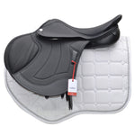 Albion K4 Sport Dual-Flap Jump saddle - 17" MW  (Adjusta Model) Black (SKU424) NEW - BUY IT NOW