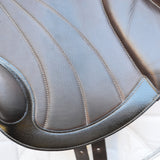 Premier Equine Deauville Leather monoflap Saddle, Adjustable, 17.5" Brown (SKU364)