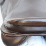 Premier Equine Deauville Leather monoflap Saddle, Adjustable, 17.5" Brown (SKU364)