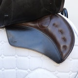 Premier Equine Deauville Leather monoflap Saddle, Adjustable, 17.5" Brown (SKU364)