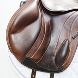 Fairfax Andrew Hoy Monoflap XC Saddle, Adjustable, 17.5", Brown (SKU282)