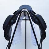 Fairfax Elias Monoflap Dressage Saddle, 17.5", Adjustable, Black (SKU507)