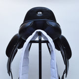Fairfax Elias Monoflap Dressage Saddle, 17.5", Adjustable, Black (SKU507)