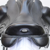 Fairfax Elias Monoflap Dressage Saddle, 17.5", Adjustable, Black (SKU507)