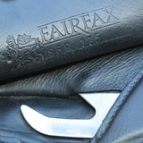 Fairfax Elias Monoflap Dressage Saddle, 17.5", Adjustable, Black (SKU507)