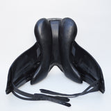 Fairfax Elias Monoflap Dressage Saddle, 17.5", Adjustable, Black (SKU507)