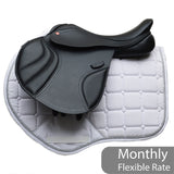 Albion K2 Jump saddle, 16.5", MW (Adjusta Model), Black (SKU426)