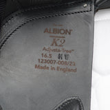 Albion K2 Jump saddle, 16.5", MW (Adjusta Model), Black (SKU426)