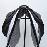 Voltaire Essentials Monoflap Jump saddle, 17.5" Ex-Demo Brown, Adjustable (SKU333)