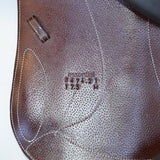 Voltaire Essentials Monoflap Jump saddle, 17.5" Ex-Demo Brown, Adjustable (SKU333)