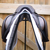 Albion Kontact Lite Monoflap Jump Saddle, 17" Medium, Brown (SKU142)
