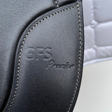GFS Premier Monoflap Jump Saddle, Adjustable Gullet - 17.5" Black (SKU296)