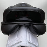 GFS Premier Monoflap Jump Saddle, Adjustable Gullet - 17.5" Black (SKU296)
