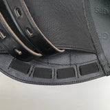 GFS Premier Monoflap Jump Saddle, Adjustable Gullet - 17.5" Black (SKU296)