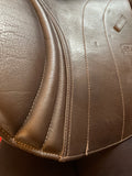 GFS Monarch Regency-X Jump Saddle, Adjustable Gullet, 16.5", Brown (SKU157)