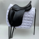 Equipe Emporio Monoflap Dressage Saddle, 16" +2 (wide), Black (SKU311)