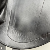Equipe Emporio Monoflap Dressage Saddle, 16" +2 (wide), Black (SKU311)