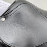 Equipe Emporio Monoflap Dressage Saddle, 16" +2 (wide), Black (SKU311)