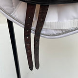 Silhouette monoflap event / jump Insignia saddle, 17" Extra Extra Wide (XXW), Brown (SKU293)