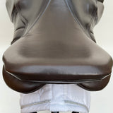 Silhouette monoflap event / jump Insignia saddle, 17" Extra Extra Wide (XXW), Brown (SKU293)