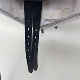 Silhouette Monoflap Event / Jump Insignia saddle, 17" Extra Wide (XW), Black (SKU330)