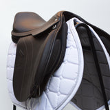 GFS Monarch Regency-X Jump Saddle, Adjustable Gullet, 16.5", Brown (SKU157)