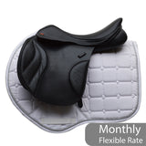 Kent & Masters S-Series Jump Saddle (MJJ) (adjustable), 17.5" Black (SKU350)