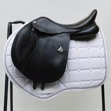 Bates Elevation Jump Saddle - 16.5", Classic Black (Easy Change System) (SKU393)