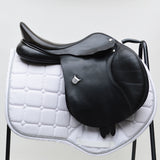 Bates Elevation Jump Saddle - 16.5", Classic Black (Easy Change System) (SKU393)
