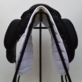 Albion Fabrento Dressage Saddle, 17" Wide (Adjusta Model), Black (SKU146)