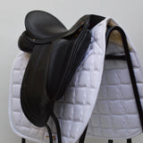 Albion Fabrento Dressage Saddle, 17" Wide (Adjusta Model), Black (SKU146)