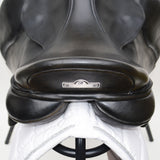 Bates Elevation Jump Saddle - 16.5", Classic Black (Easy Change System) (SKU393)