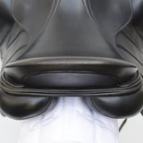 Albion Fabrento Dressage Saddle, 17" Wide (Adjusta Model), Black (SKU146)