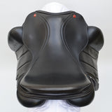 Albion Fabrento Dressage Saddle, 17" Wide (Adjusta Model), Black (SKU146)