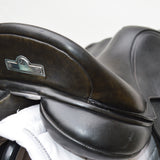 Bates Elevation Jump Saddle - 16.5", Classic Black (Easy Change System) (SKU393)