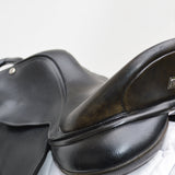 Bates Elevation Jump Saddle - 16.5", Classic Black (Easy Change System) (SKU393)
