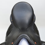 Albion Fabrento Dressage Saddle, 17" Wide (Adjusta Model), Black (SKU146)