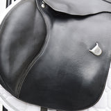 Bates Elevation Jump Saddle - 16.5", Classic Black (Easy Change System) (SKU393)