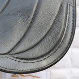 Albion Fabrento Dressage Saddle, 17" Wide (Adjusta Model), Black (SKU146)